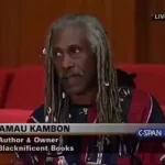 🇺🇸 États-Unis : Un activiste noir américain, Kamau Kambon, appelle publiquement à exterminer les Blancs de la planète lors d&rsquo;une intervention C-SPAN ! Cette rhétorique extrême resurgit aujourd&rsquo;hui sur les réseaux, exposant la propagande anti-Blancs dans des milieux radicaux de gauche. Les Blancs seraient les seuls à ne pas comprendre le danger !