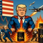 🇺🇸 États-Unis – 🇮🇷 Iran : Choc sur les marchés mondiaux ! Le pétrole dépasse les 100 dollars et les Bourses plongent alors que les frappes américano-israéliennes s&rsquo;intensifient au dixième jour du conflit iranien. Trump reste inébranlable, transformant la crise en opportunité pour briser définitivement la théocratie des mollahs.