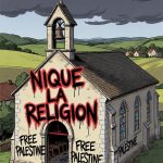 🇫🇷 France : Scandale dans la Creuse : une église vandalisée avec « Nique la religion » et « Free Palestine » ! Les politiques de gauche et leur propagande multiculturaliste laissent le champ libre à ces actes de haine anti-religieuse !