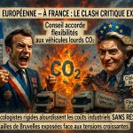 🇪🇺 Union européenne – 🇫🇷 France : Le clash critique entre l’Union européenne et la France sur les politiques climatiques explose alors que le Conseil accorde des flexibilités ciblées aux fabricants de véhicules lourds pour respecter les cibles CO2 ! Ces mesures écologistes rigides alourdissent les coûts industriels sans résultats concrets, exposant les failles de Bruxelles face aux tensions croissantes.