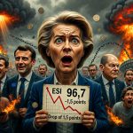 🇪🇺 Union européenne : Le sentiment économique en Europe s’effondre en mars selon la Commission européenne, avec une chute de 1,5 points de l’indicateur ESI à 96,7 ! Cette dégradation marquée, ajoutée à février, expose l’inefficacité des politiques de l’UE face aux chocs géopolitiques comme la guerre en Iran, alourdissant les perspectives des citoyens.