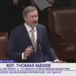 🇺🇸 États-Unis : Le représentant Thomas Massie affirme que les visiteurs de l&rsquo;île d&rsquo;Epstein doivent être emprisonnés, même les milliardaires, et certains siègent encore au Sénat américain ! Ce scandale révèle une corruption profonde au cœur du pouvoir. Et si cette liste exposait enfin le contrôle des élites ?