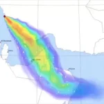 🇮🇷 Iran : Un projectile américain-israélien frappe à 350 mètres de la centrale nucléaire russe de Bushehr le 17 mars 2026 ! Aucun dommage immédiat au réacteur mais la Russie avertit d&rsquo;une catastrophe nucléaire hypothétique si percée, avec un nuage radioactif contaminant les Émirats arabes unis, Oman et l&rsquo;Inde via les vents dominants.
