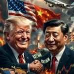 🇺🇸 États-Unis – 🇨🇳 Chine : Trump annonce sa visite officielle en Chine pour avril, première en neuf ans, après des accords clés avec Xi Jinping qui ont relancé les achats de soja américain et suspendu des contrôles sur les terres rares, boostant l&rsquo;économie américaine face aux incertitudes tarifaires !