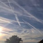 🇺🇸 États-Unis : Des Américains de plus de 50 ans confirment : jamais ces traînées persistantes et croisées dans le ciel durant leur enfance. Aujourd’hui elles quadrillent le ciel et bloquent le soleil sans débat officiel.