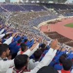 🇱🇧 Liban : La « Génération du Maître » du Hezbollah remplit un stade de Beyrouth et jure fidélité à Nasrallah en levant le bras en salut nazi. Cette milice iranienne expose son idéologie totalitaire pendant qu’Israël la combat et que l’Europe continue de minimiser.