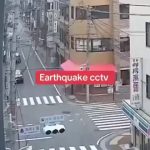 🇯🇵 Japon : Une vidéo d’un séisme au Japon devient virale avec des millions de vues : mais les panneaux sont en caractères chinois, les voitures ne tremblent pas et un bâtiment reste fixe. C’est une IA fake.