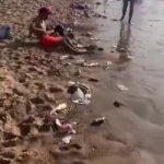 🇧🇪 Belgique : Plage d’Ostende jonchée de déchets : le tiers-monde importé y crée le tiers-monde. Même tableau partout en Europe occidentale. Importer sans respect ni décence saccage tout ce qu’on chérit.