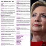 🇺🇸 États-Unis : Plus de 50 proches et collaborateurs des Clinton décédés dans des circonstances jugées suspectes par de nombreux observateurs, dont 12 gardes du corps, Vince Foster (suicide officiel) ou Seth Rich (vol raté). Aucune autre figure politique n’approche ce taux.